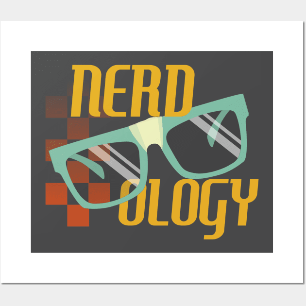 Nerdology Tee Wall Art by Shapetrix